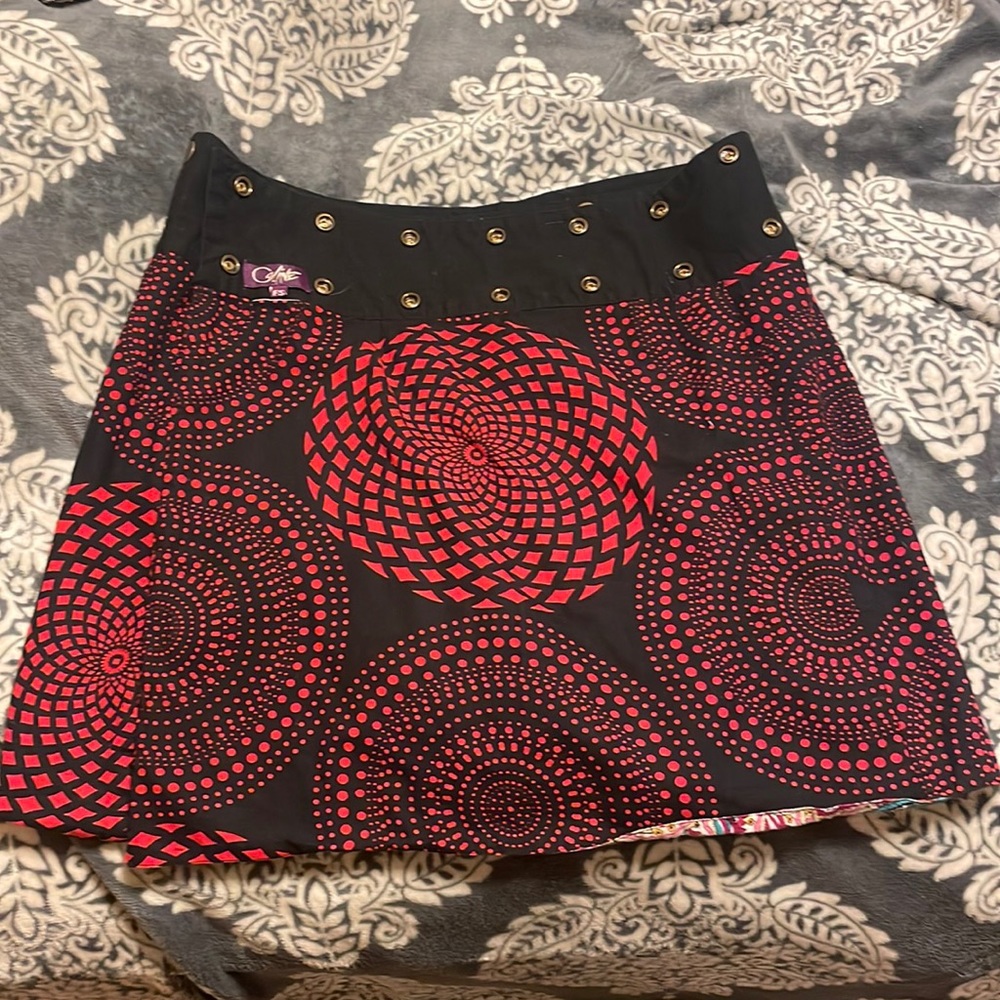 Adorable reversible skirt